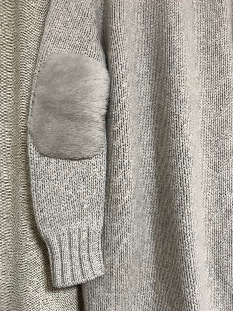 Drawer ドゥロワー　ロングカーディガン　ニット　コート