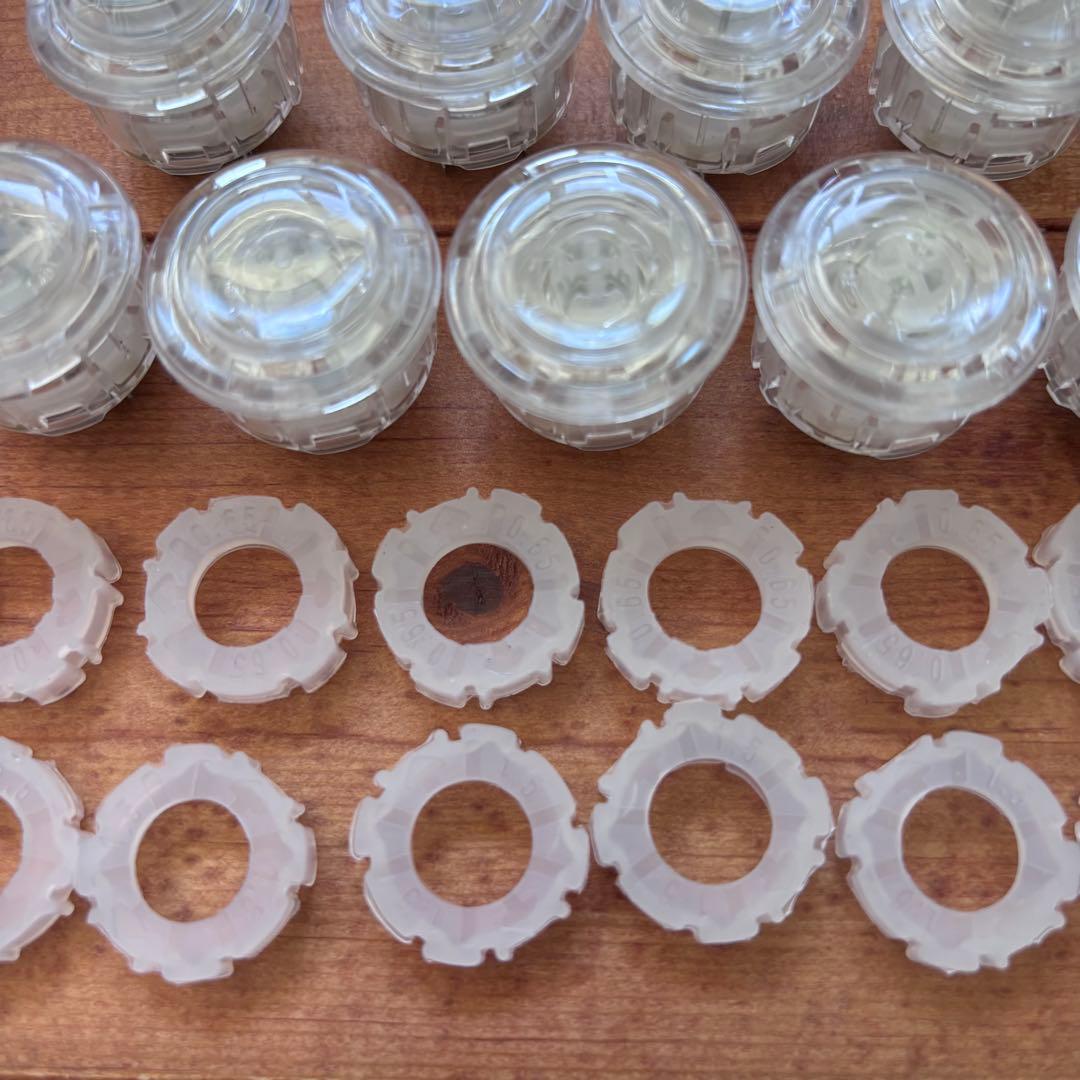 combo button 24mm CRYSTAL 9個 hitboxultra