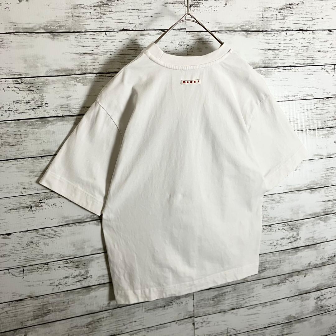 MARNI センターロゴプリント Tシャツ 肉厚生地 36