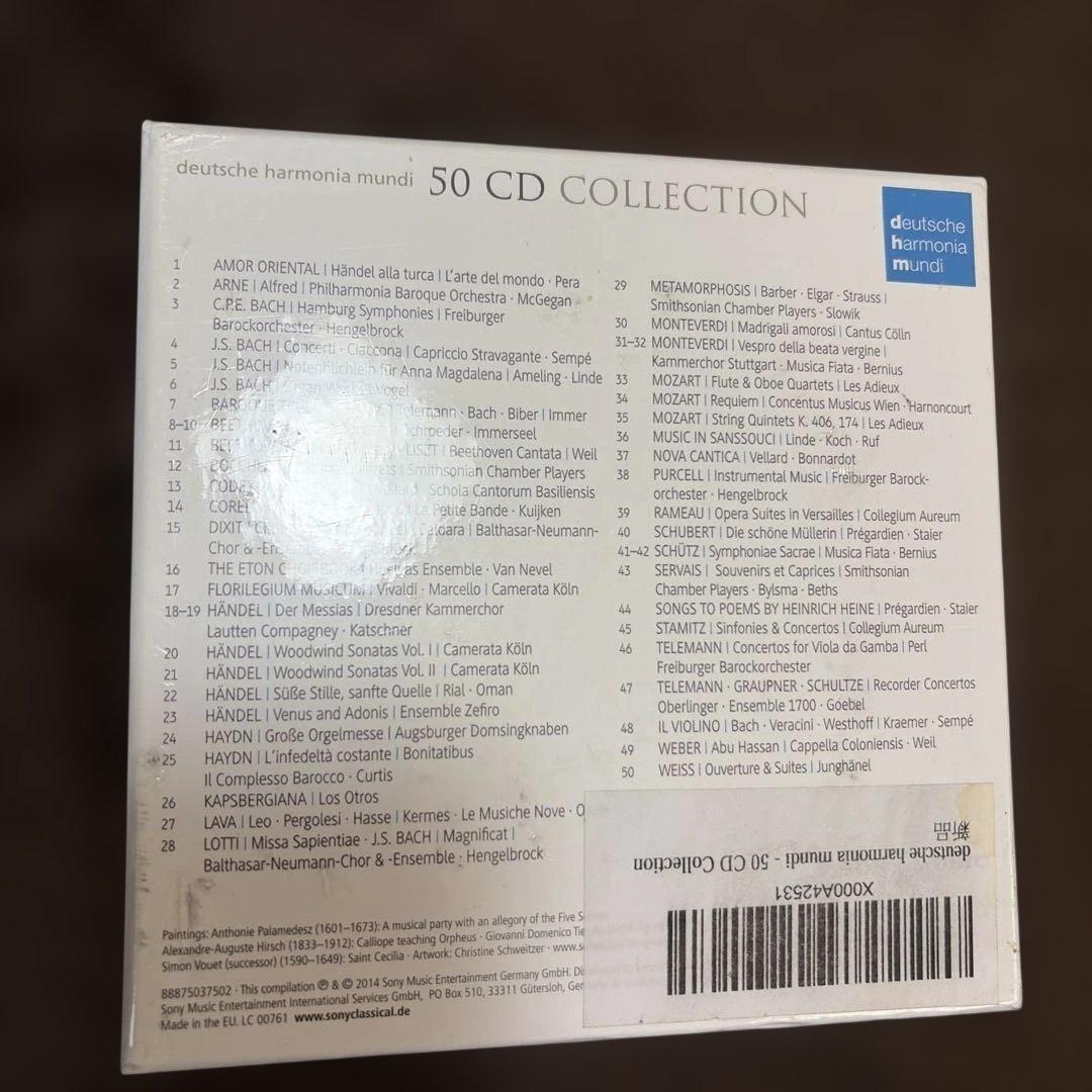 クラシック deutsche harmonia mundi 50 CD COLLECTION