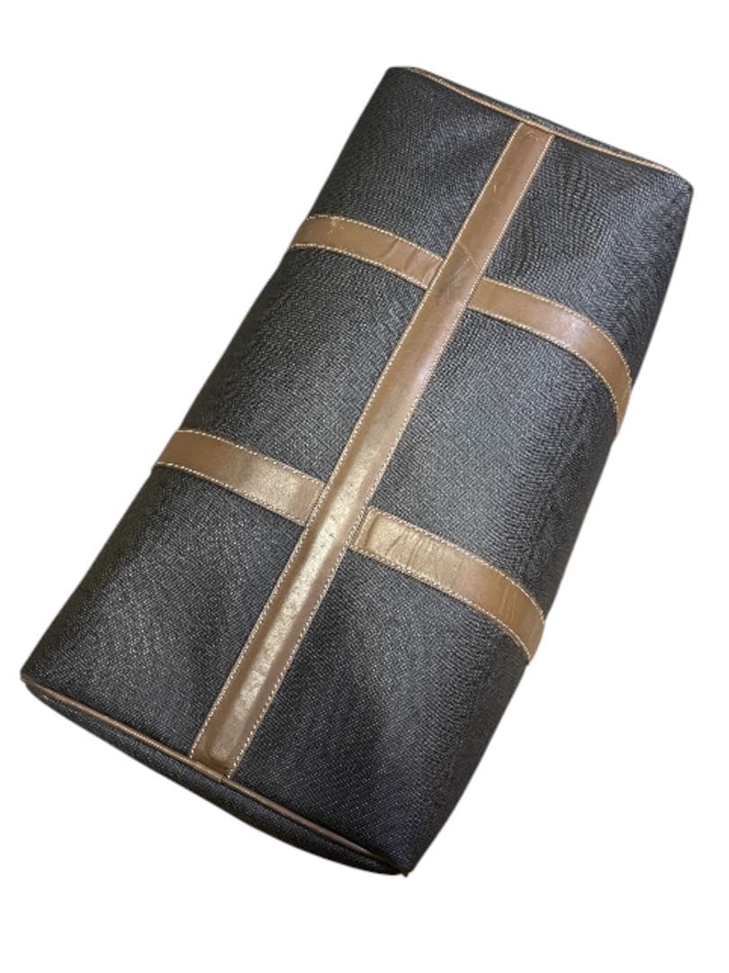 【dunhill】 ダークグレー ボストンバッグ パドロック