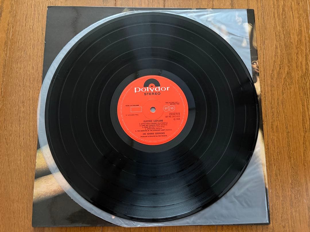 Jimi Hendrix Electric Ladyland UK版 マト2/2