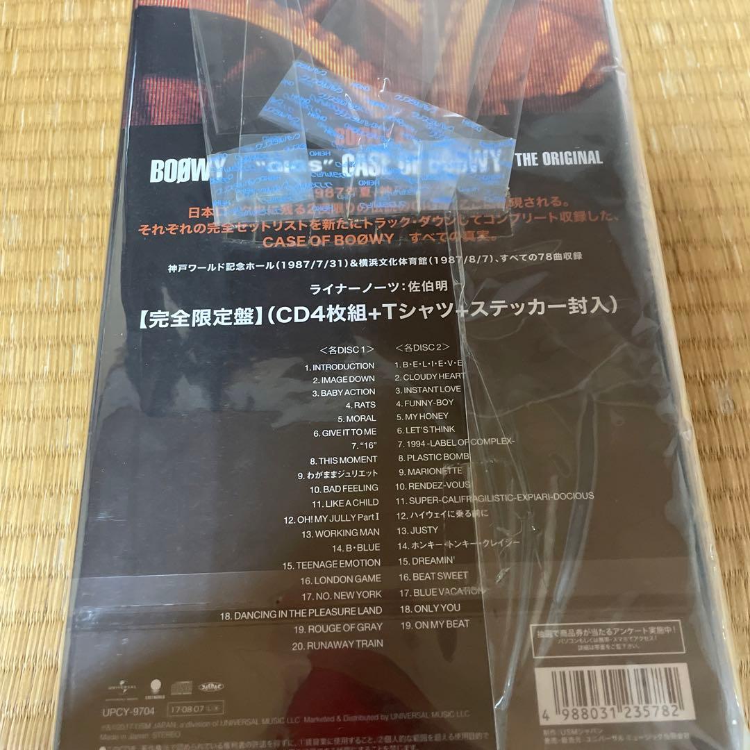 GIGS CASE OF BOφWY-THE ORIGINAL-CD Tシャツ