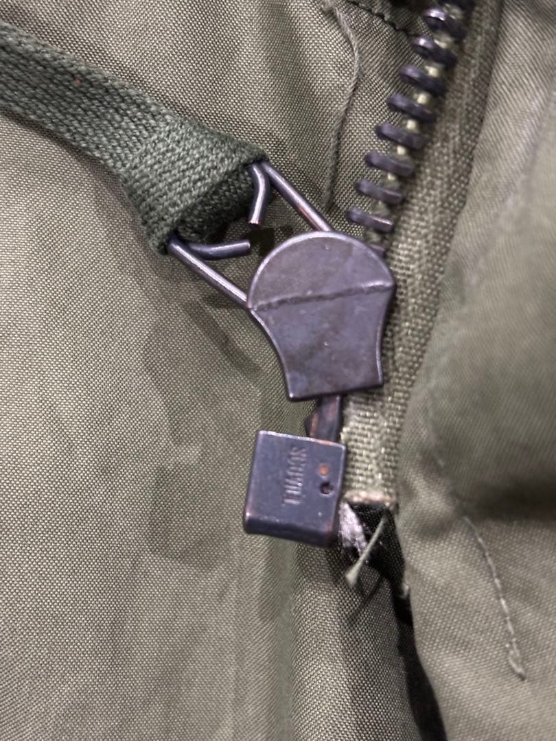 US ARMY M65 フィッシュテールパーカー　SCOVILLブラックジッパー