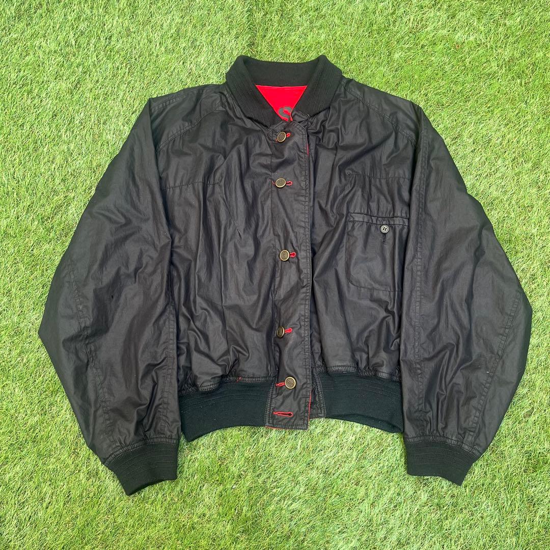 GIRBAUD CLOSED 80's リバーシブル　短丈　ボンバー　ジャケット