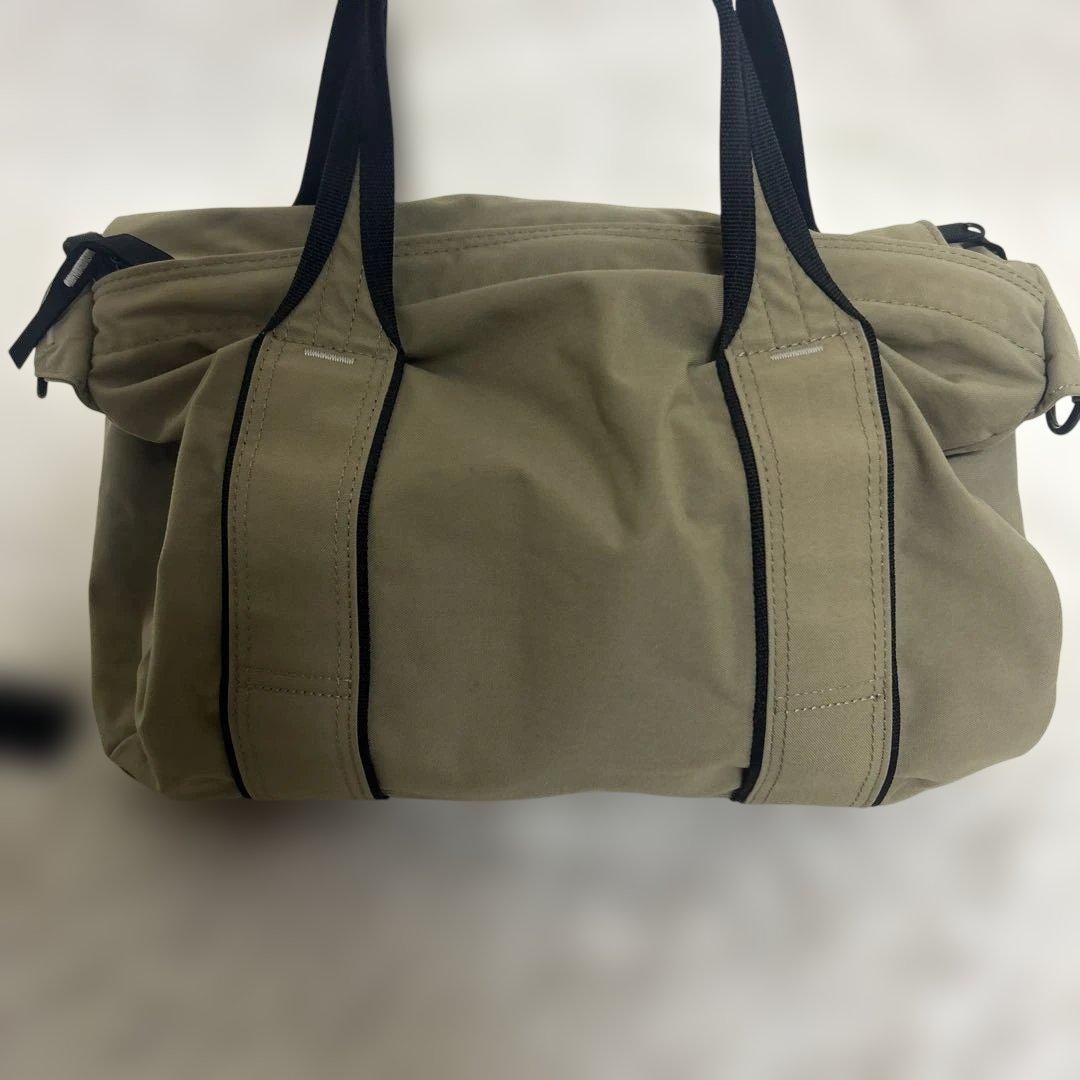 【美品】ポーター ドラムバッグ ミニボストン　ショルダーバッグ 2way カーキ