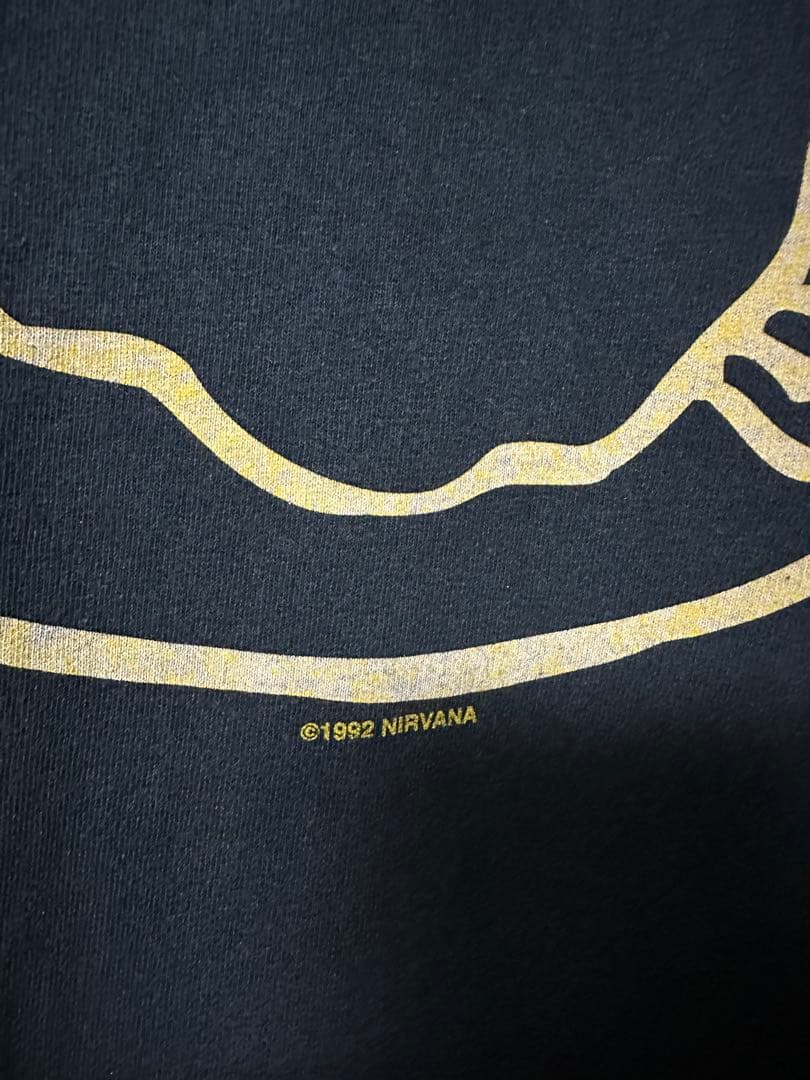 綾*様 00s NIRVANA ニルヴァーナ スマイルTシャツ コピーライト19