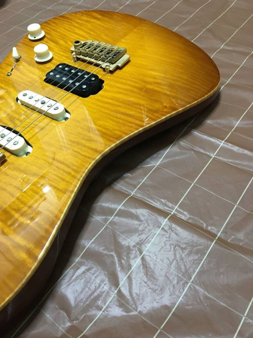 レア dragonfly HI-STA フレイムメイプル＋マホ パーフェロー指板