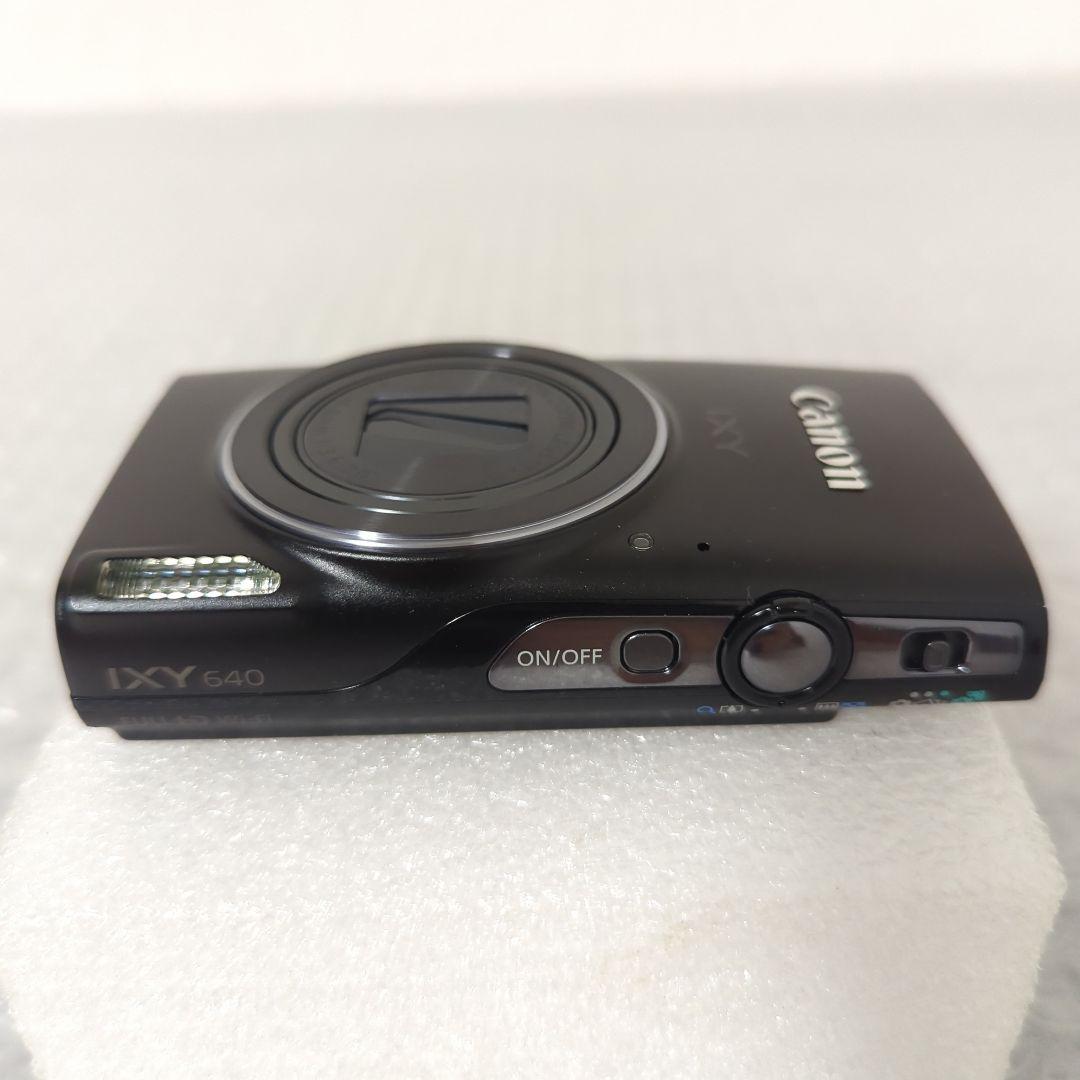 【動作確認済◎】デジカメ Canon IXY640 ブラック Wi-Fi対応