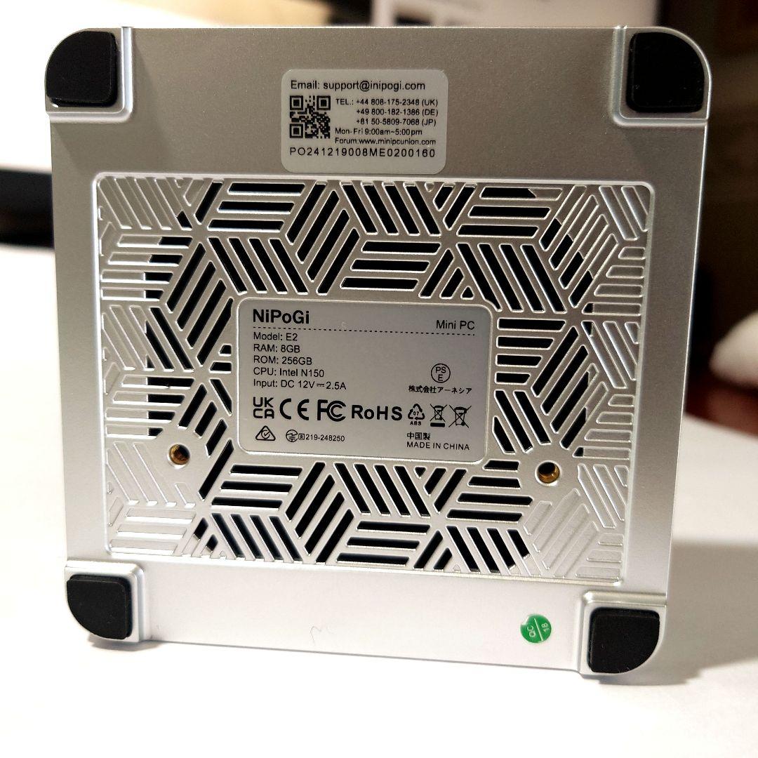 ミニPC NiPoGi E2 Mini PC