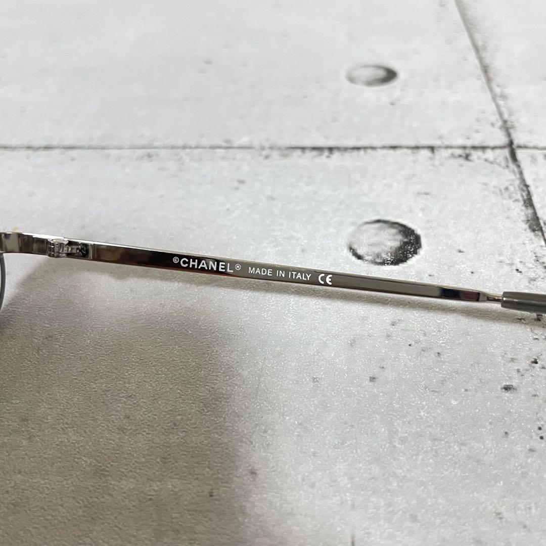 CHANEL 4013 リムレス サングラス ココマーク ブルーグラデーション