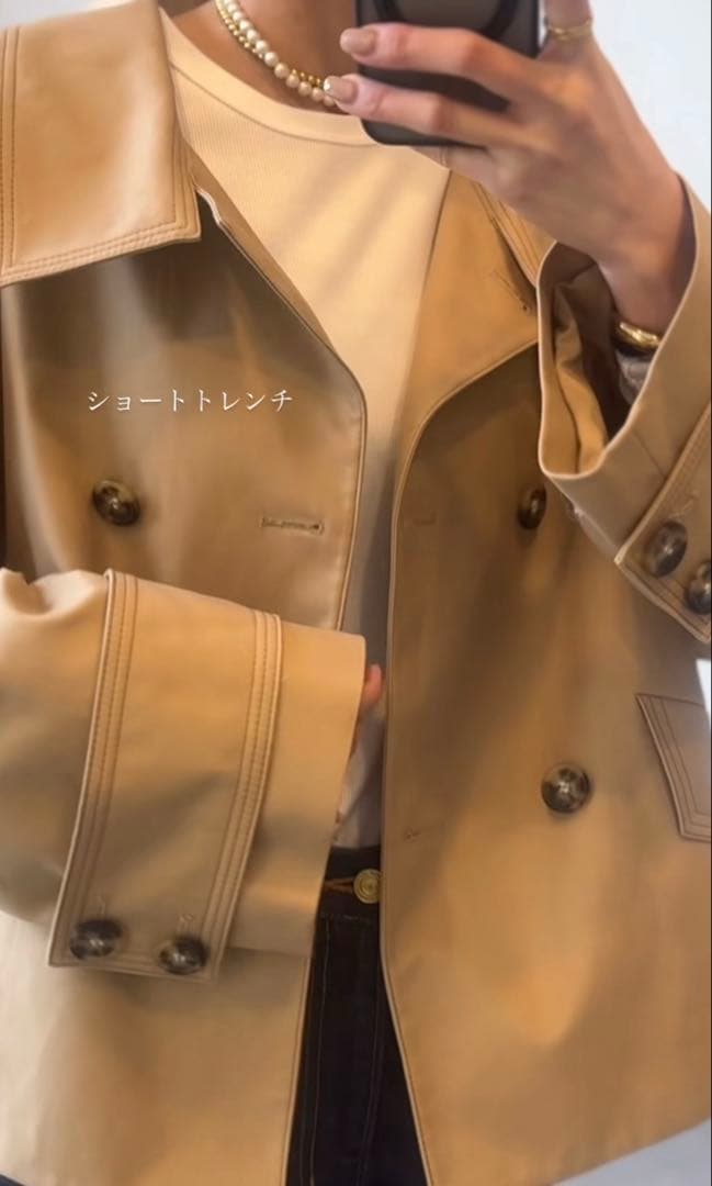 2025ss  ショートトレンチコート