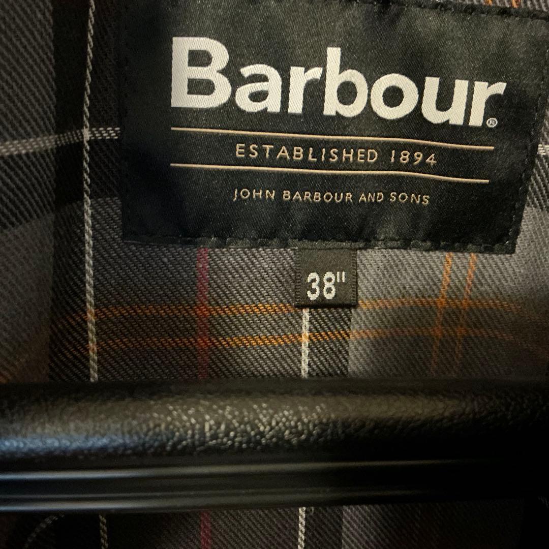 Barbour ブラックジャケット 38\"