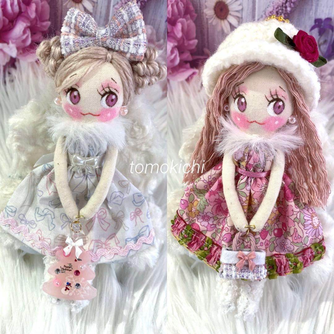 Kyokotanさん専用❤️数量限定❤️リボン柄❤️ドールチャーム❤️ハンドメイド