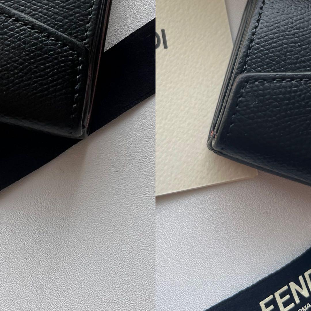 209 極上美品 FENDI フェンディ エフイズ 3つ折り財布