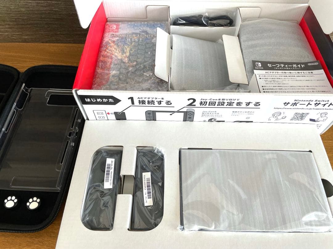 Switch 本体 グレー バッテリー強化 拡張モデル スイッチ モンハン SD