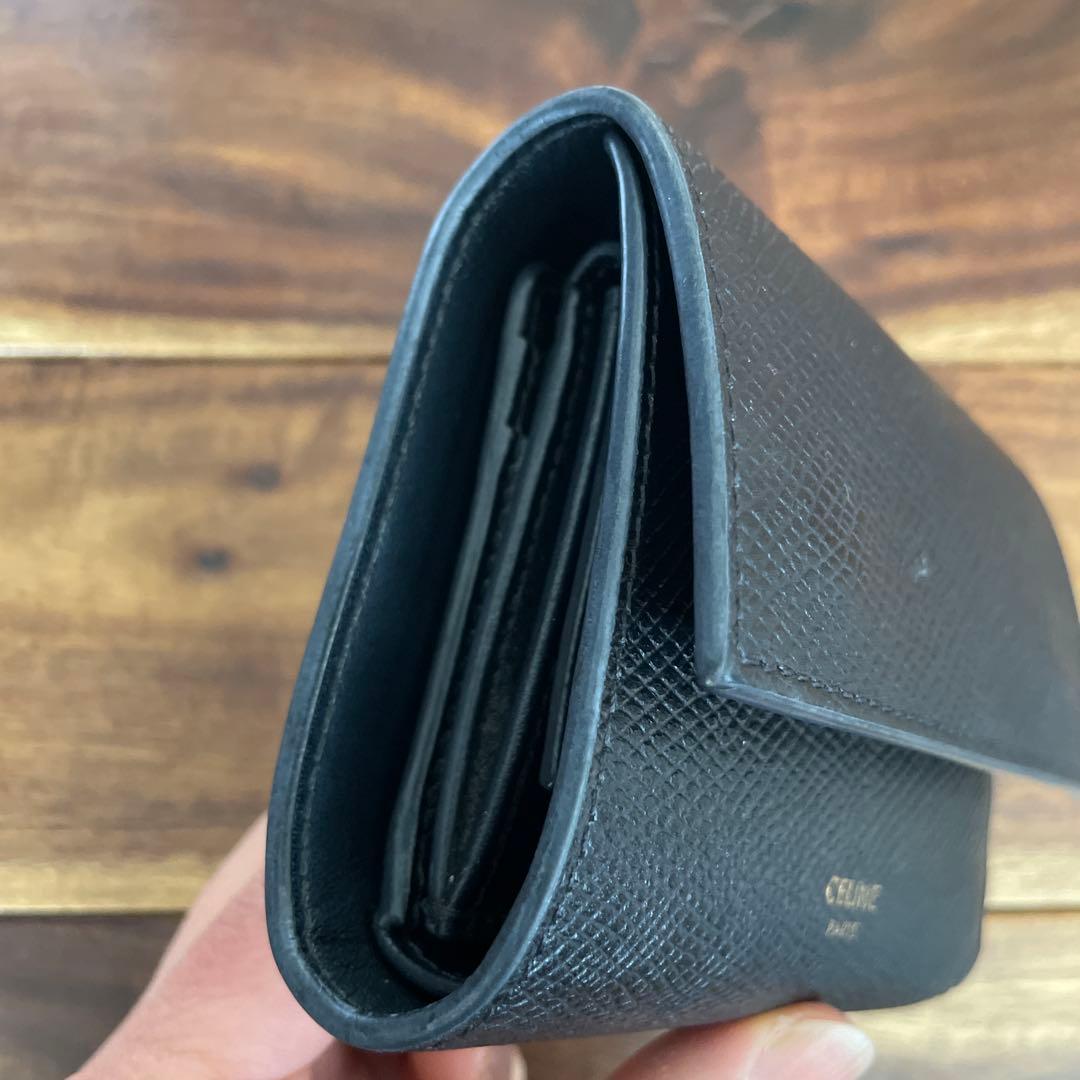CELINE 小さな三つ折り財布 ブラック