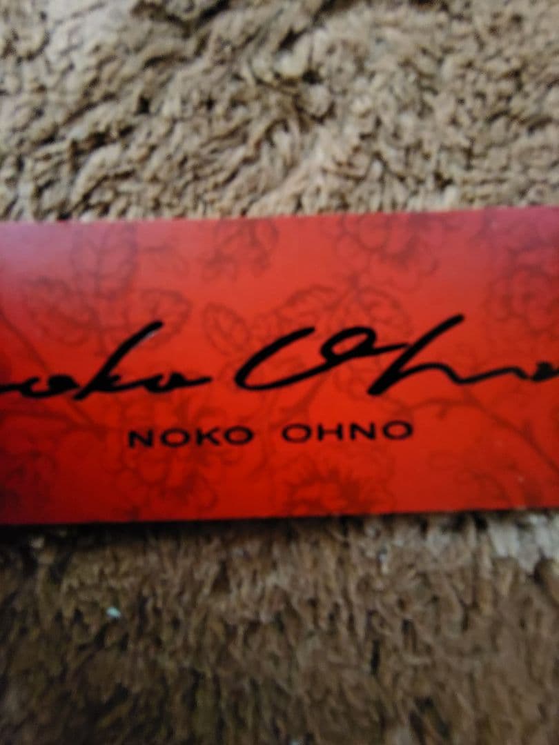 NOKO OHNO アイボリー/赤 カーディガン 42