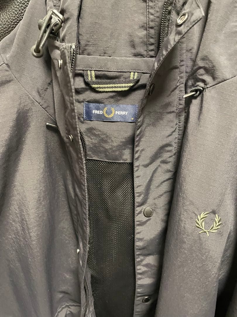 FRED PERRY ナイロン ブルゾン マウンテン パーカー M