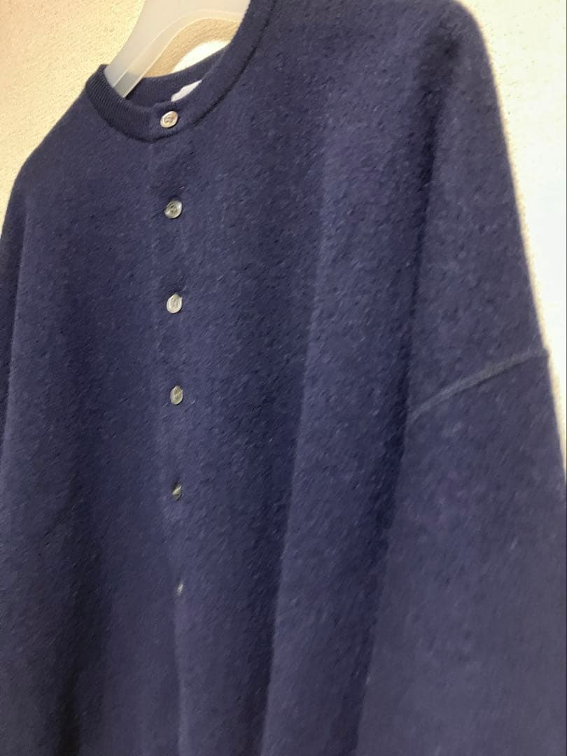 ORDINARY FITS ネイビー長袖カーディガン
