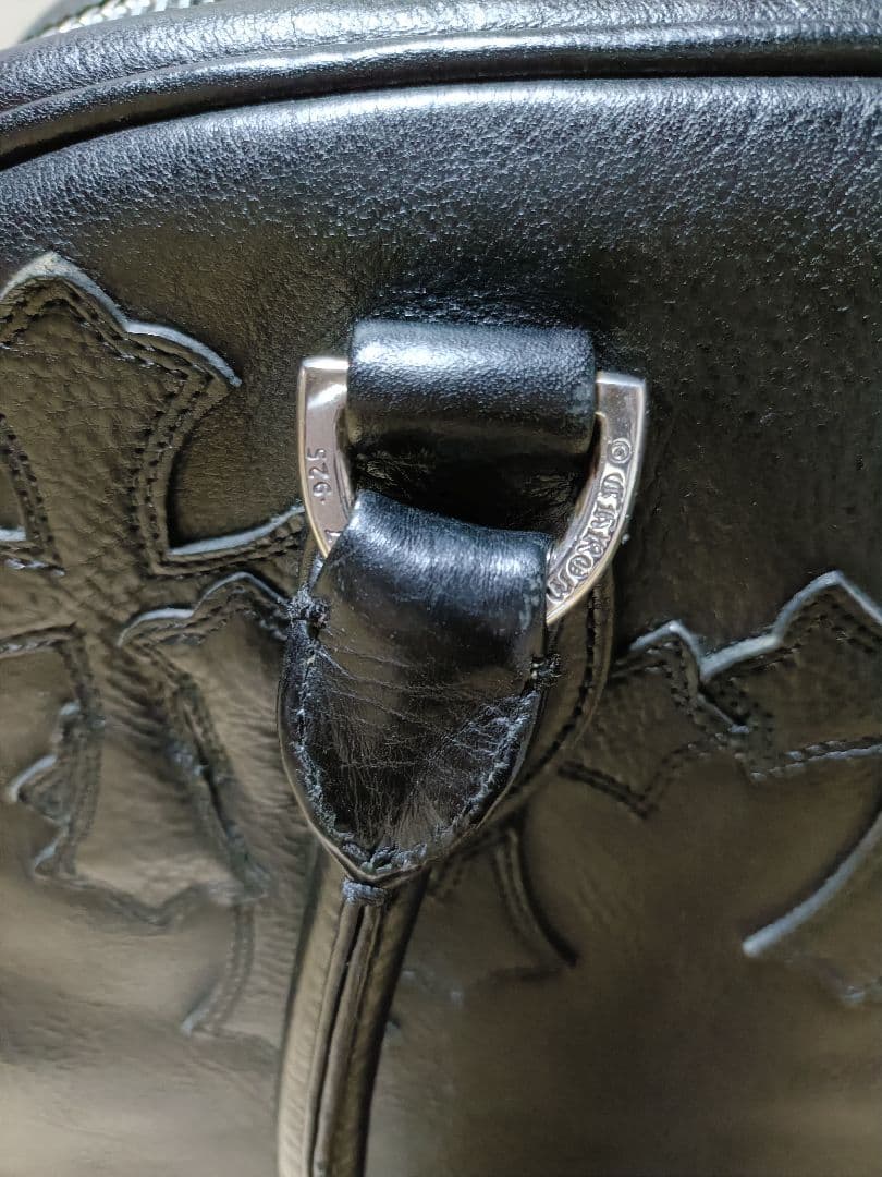 CHROME HEARTS ジムバッグ ミディアム セメタリークロスパッチ