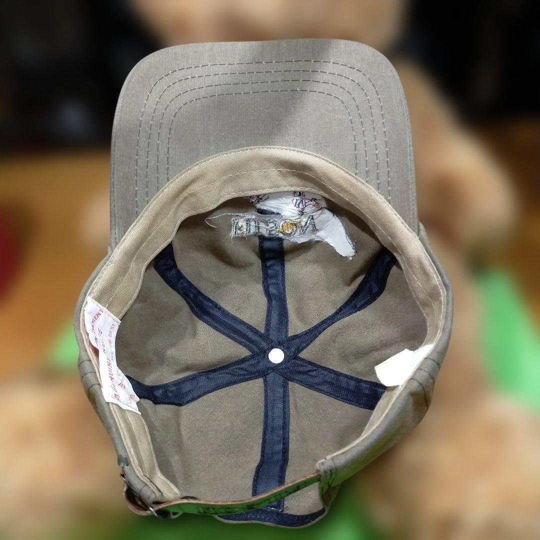FILSON 釣り刺繍キャップ ベージュ