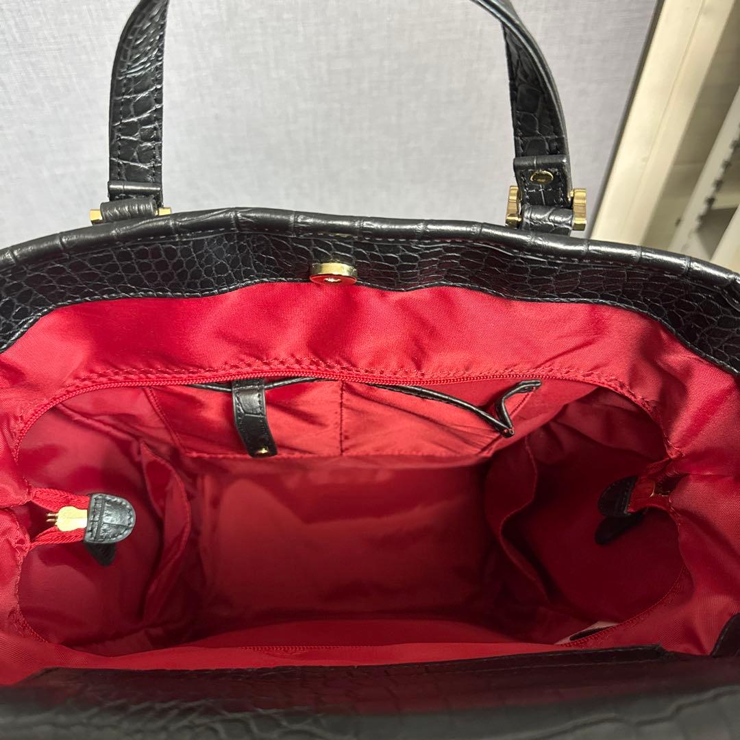 SWANY スワニー キャリー クロコ型押し 黒 ４輪 Lサイズ