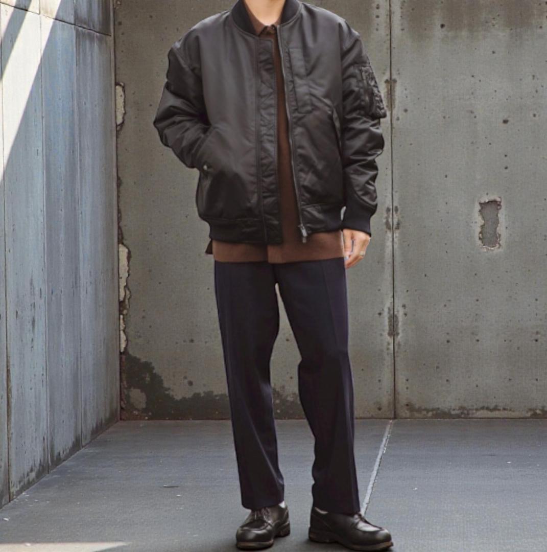 ユニクロ +J ハイブリッドダウンオーバーサイズMA－1 3XL ブラック
