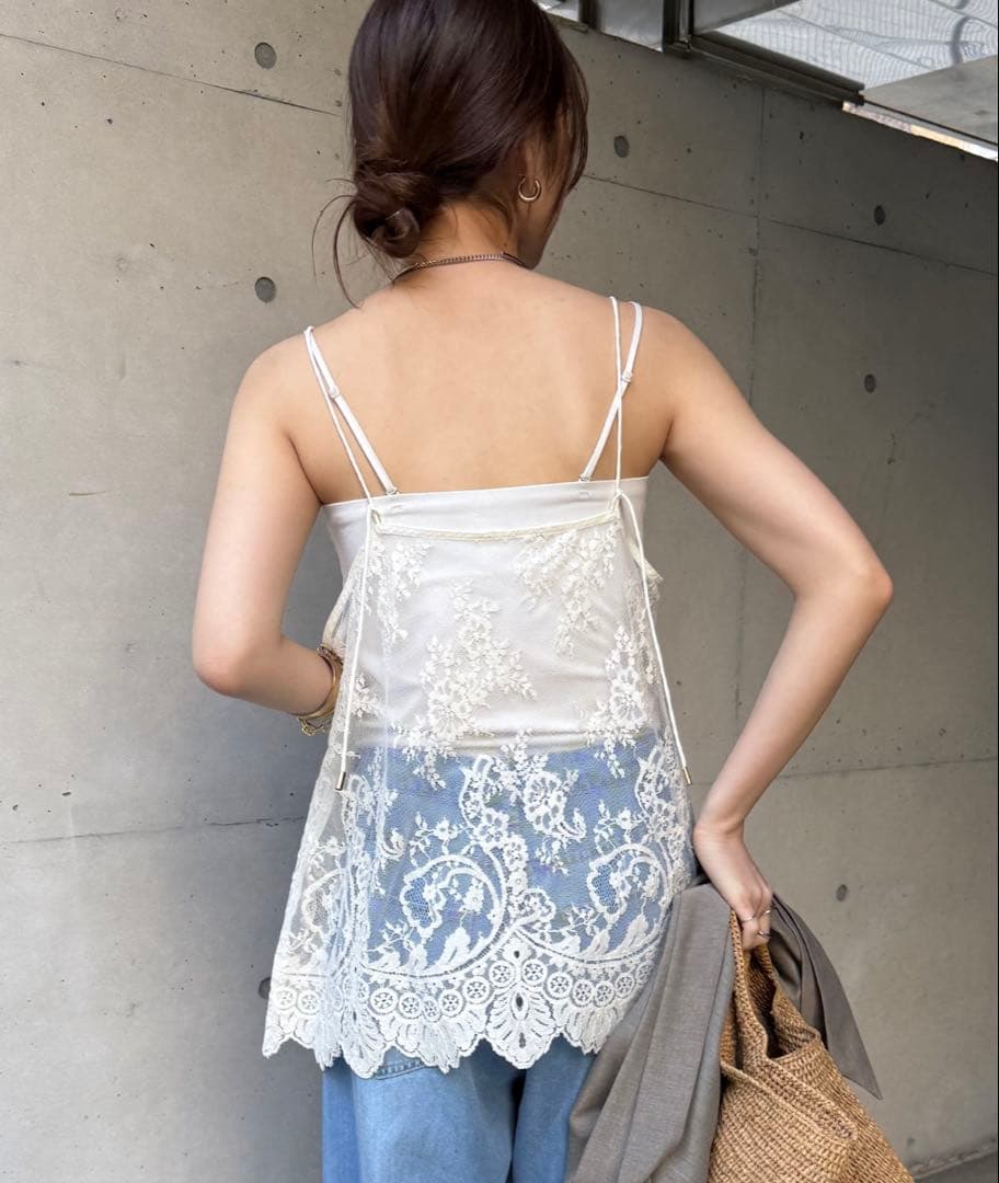 クララ★DouDou スカラレースキャミ　新品未使用