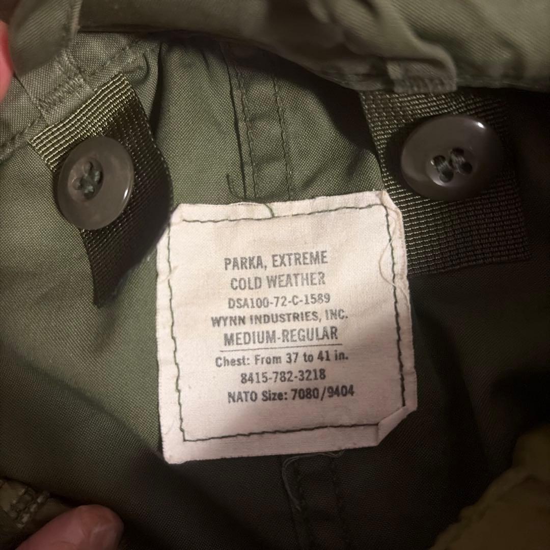 や*お様 US ARMY M-65 フィッシュテール　実物 medium reg