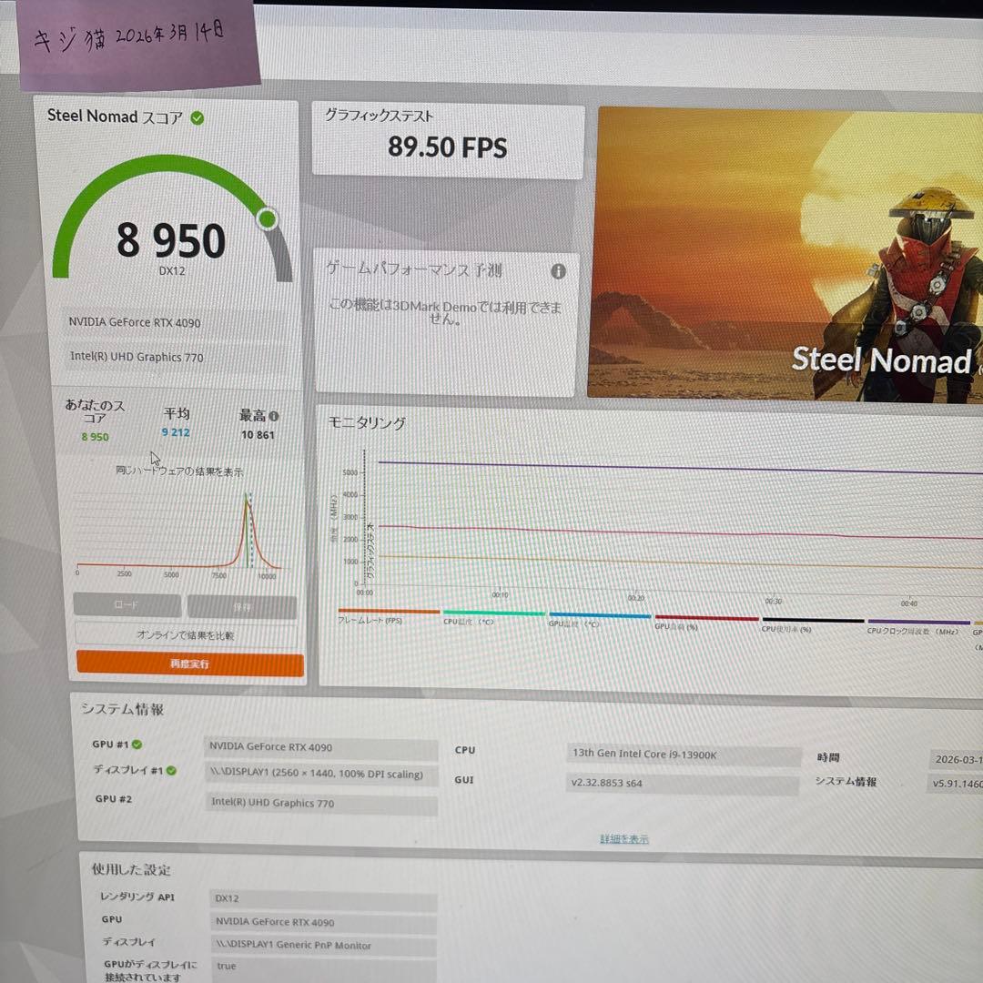 【動作確認済】Gainward RTX 4090 Phantom 24GB