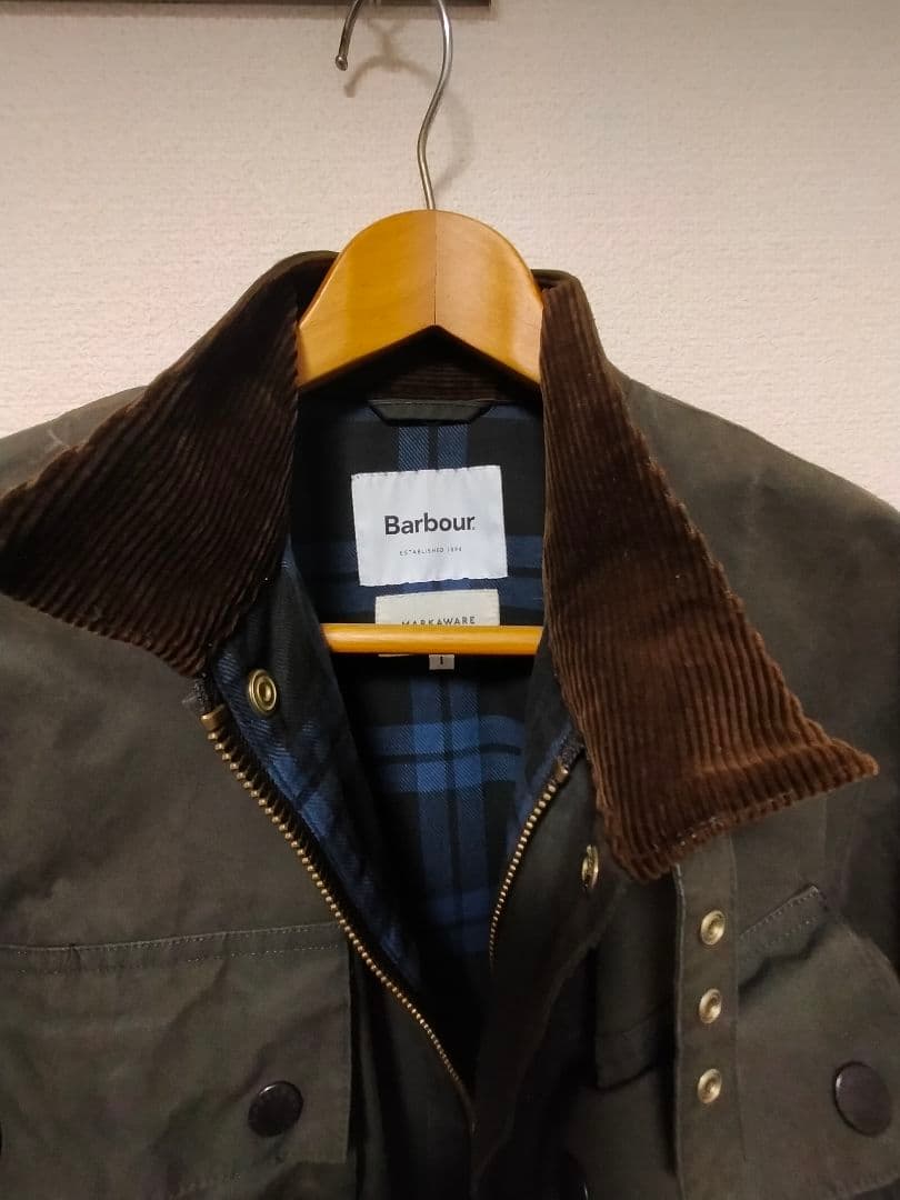 マーカウェア　EDIFICE　Barbour　ライディングコート