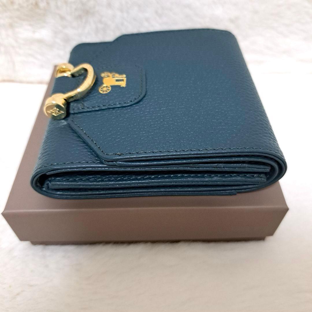 ✨新品未使用　購入証明書あり✨アタオ　二つ折り　ロトロ　コンパクト　レザー