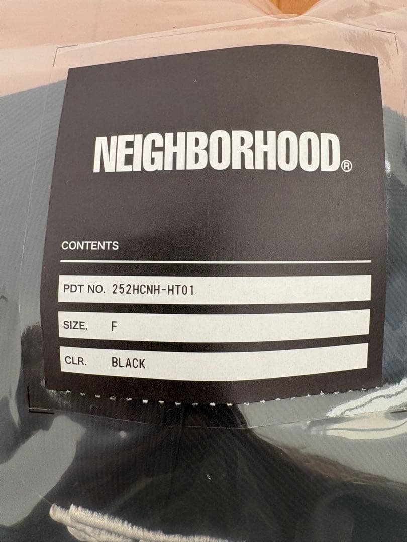 NEIGHBORHOOD ベースボールキャップ ブラック