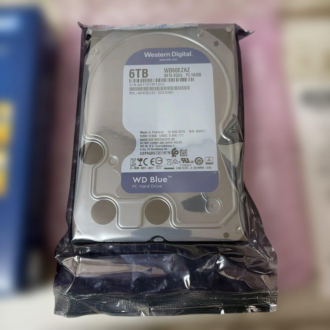 Western Digital WD Blue 3.5インチ 6TB 内蔵HDD