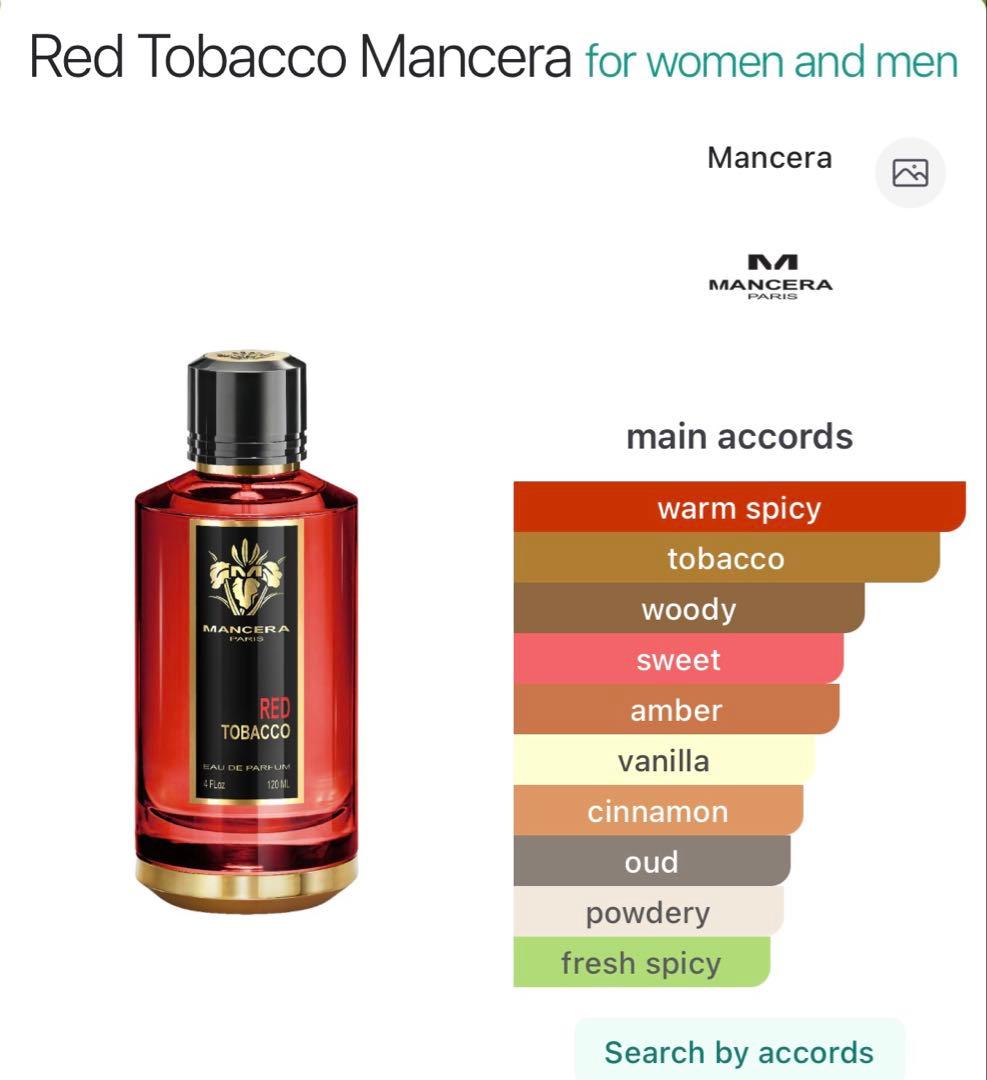 MANCERA マンセラ レッドタバコ RED TOBACCO 香水 120ml