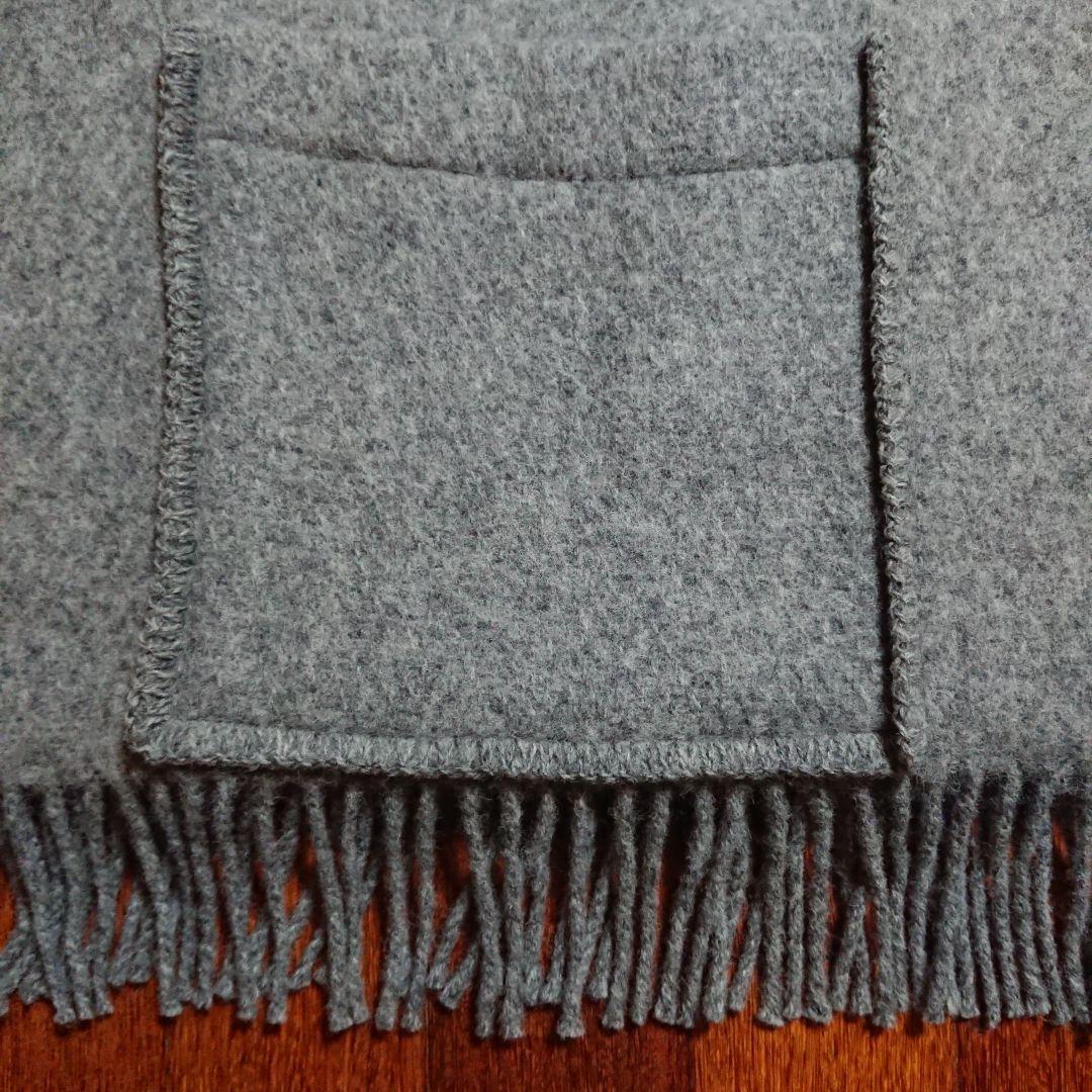 ラプアンカンクリ UNI ウニ ポケットショール grey グレー