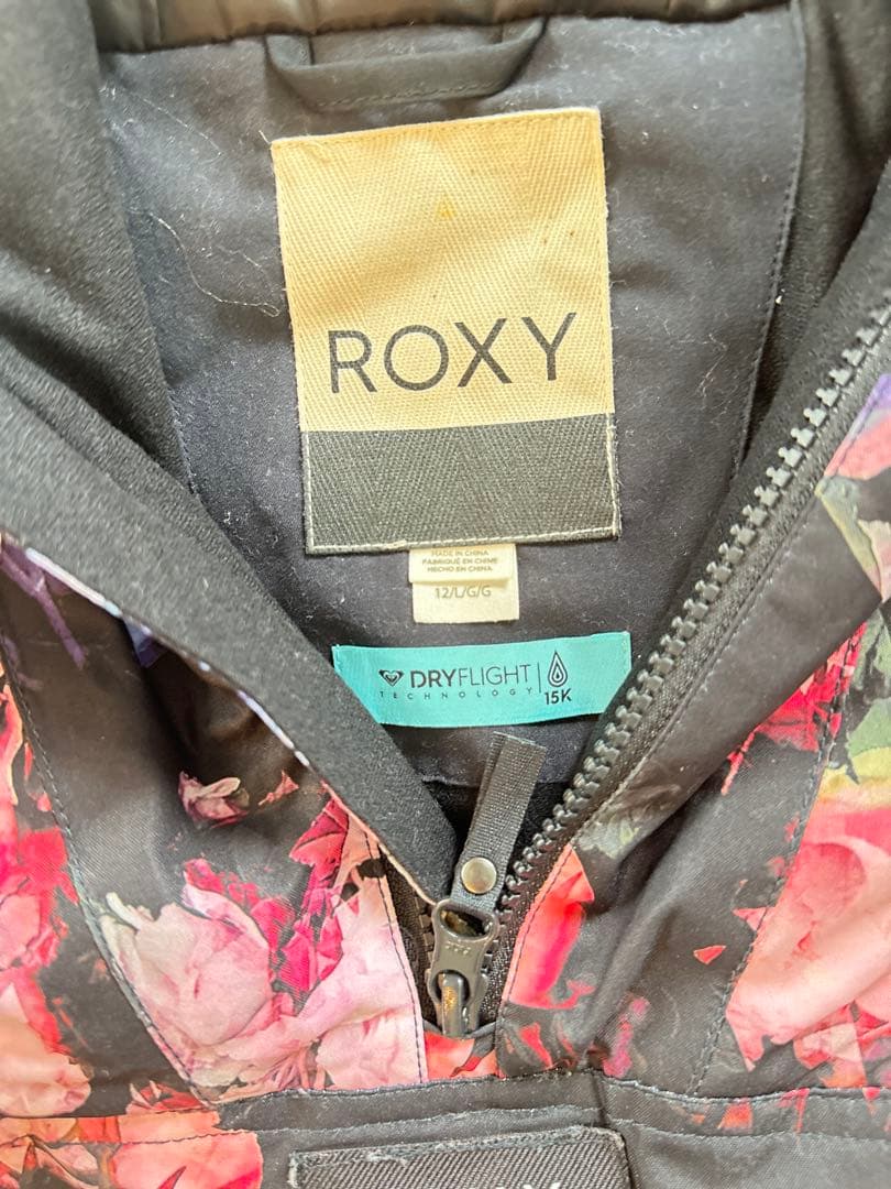 ROXY スノーボードウェア 上下セット 花柄
