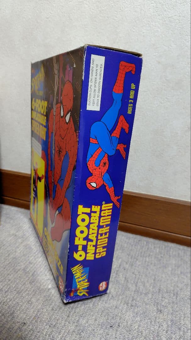 ◆スパイダーマン・等身大風船立体人形・1997年物　未開封