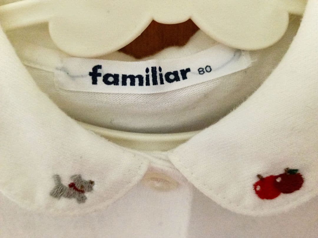 現行品 2点セット ファミリア familiar ワンピース ブラウス 80