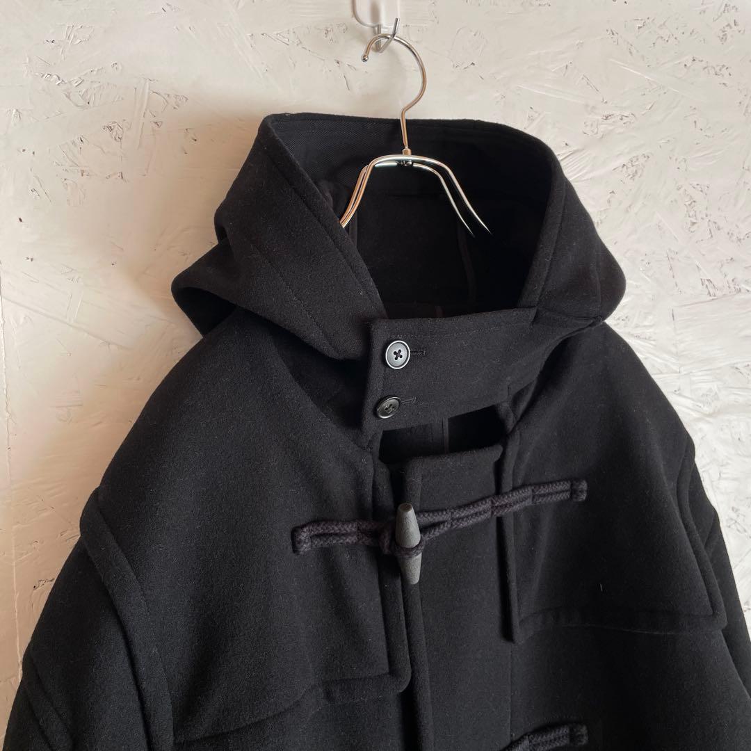 【UNIQLO+J】ウールオーバーサイズダッフルコート　フード付き　XXL