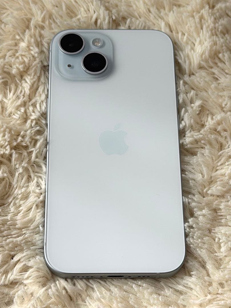 【美品】iPhone 15 ブルー 128GB 本体 SIMフリー