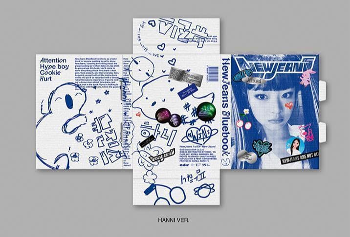 新品未開封 NewJeansハニver.アルバム1st EP Bluebook