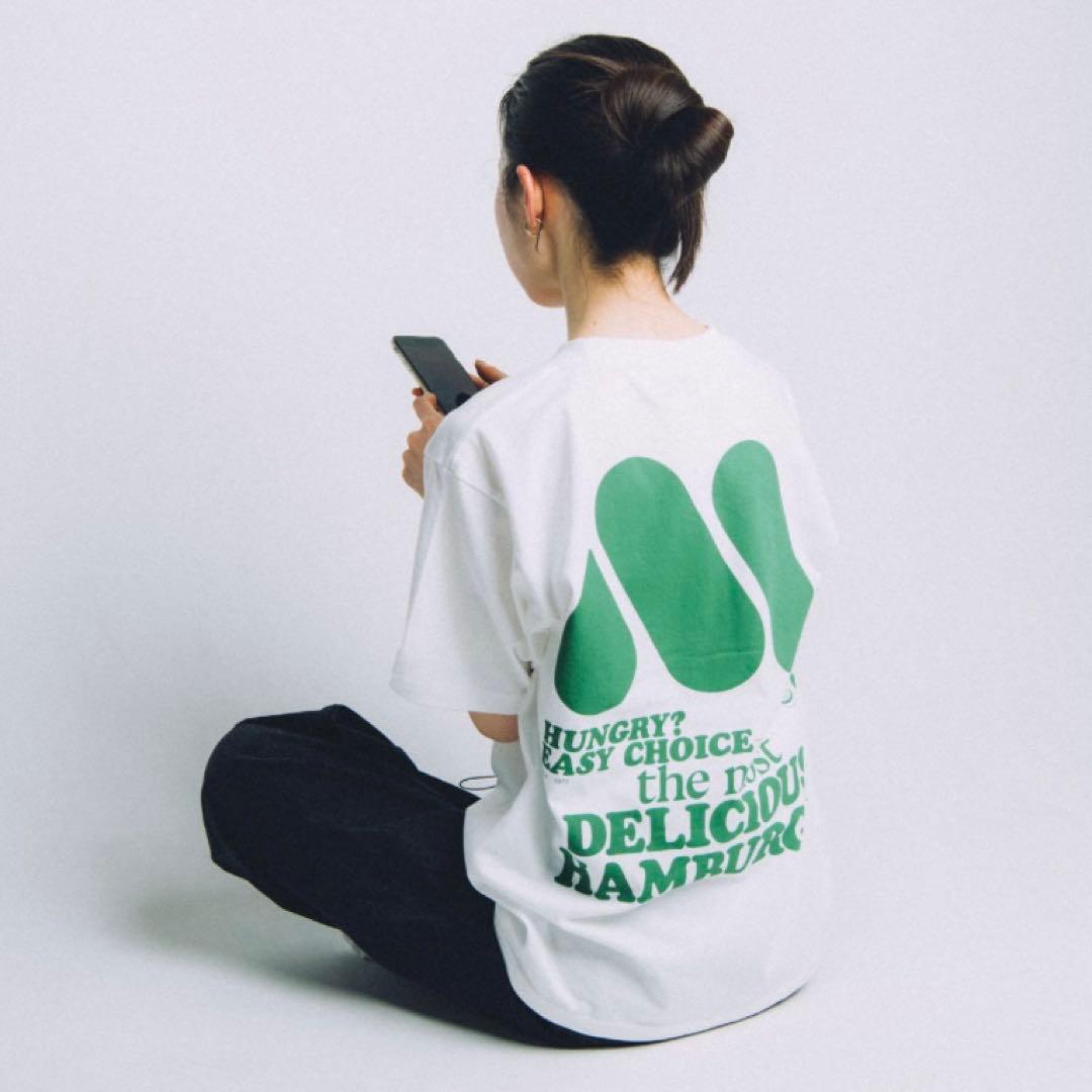 モスバーガー 味な副音声 Tシャツ グリーン