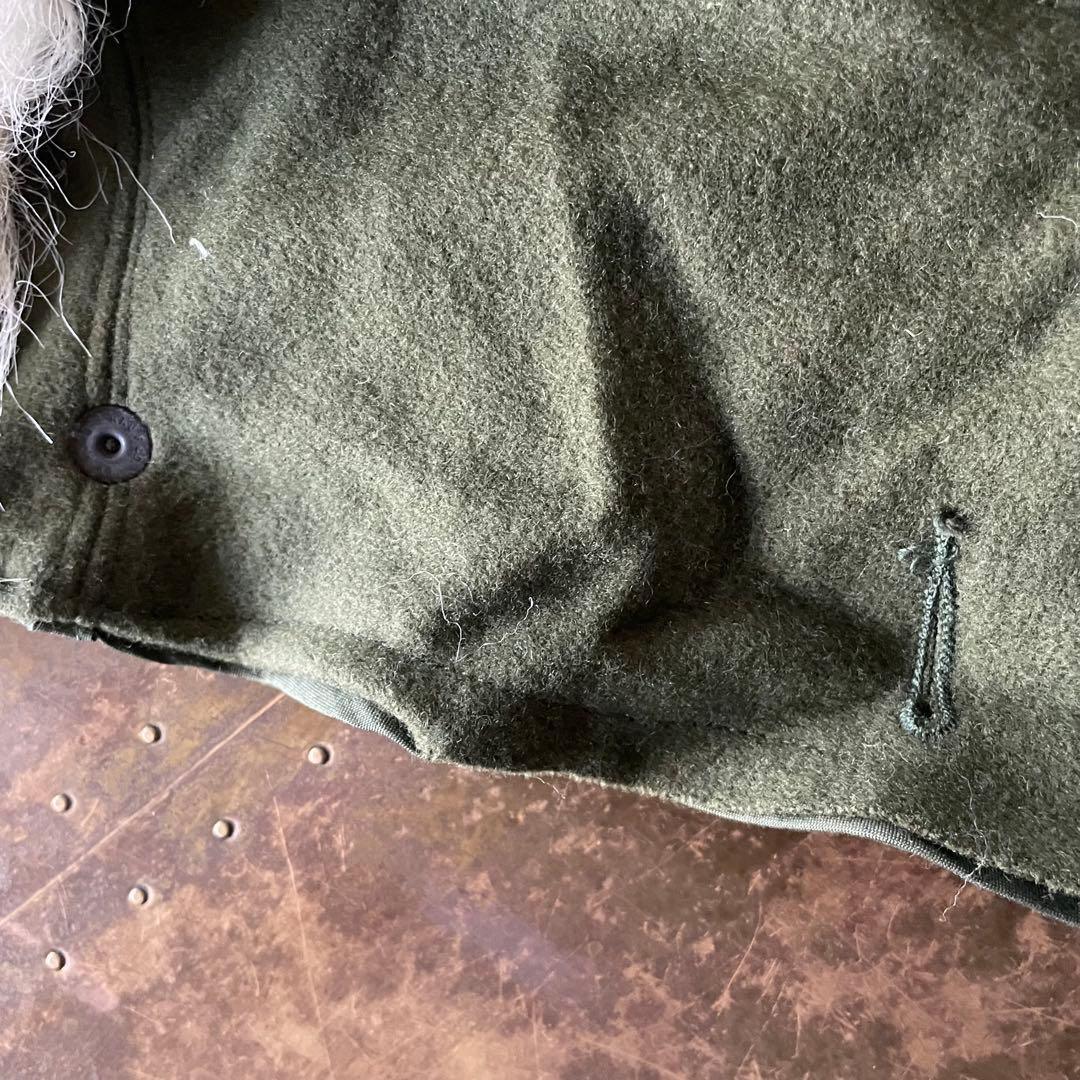 デッドストック米軍 M-65パーカー用フード フィッシュテール アクリルファー