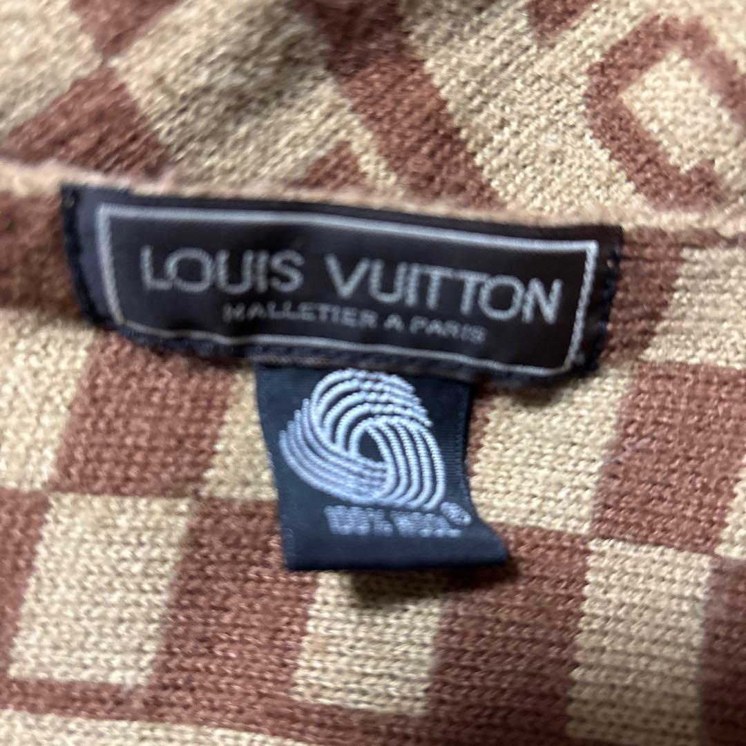 Louis Vuitton チェック柄マフラー　最終値下げ