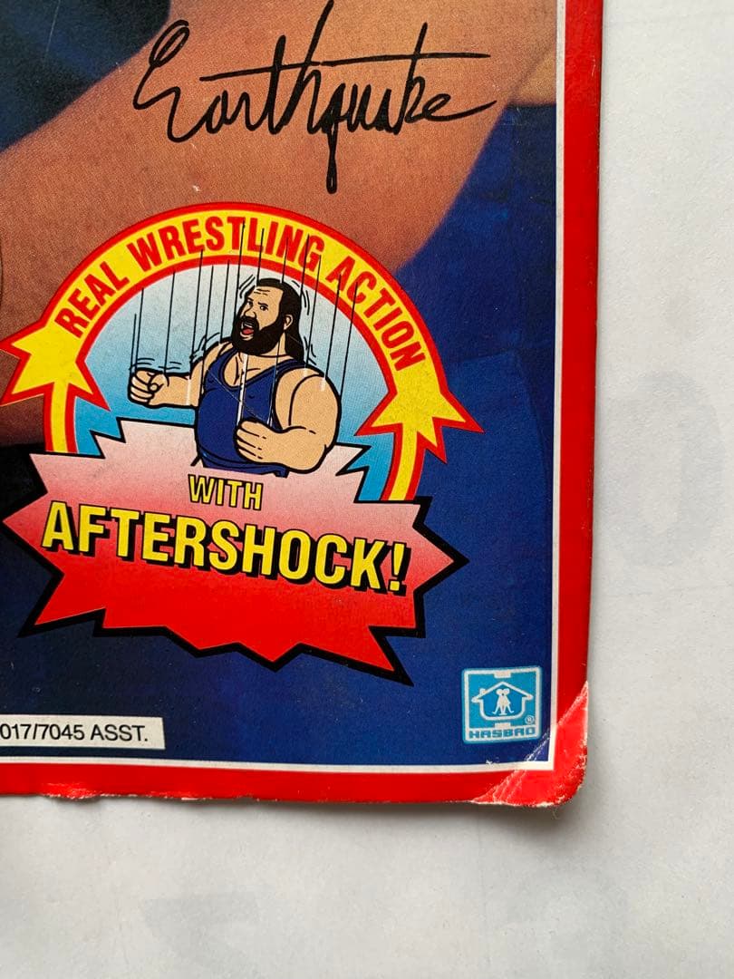 WWE WWF アースクェイク　ジョン・テンタEarthquake ハズブロ