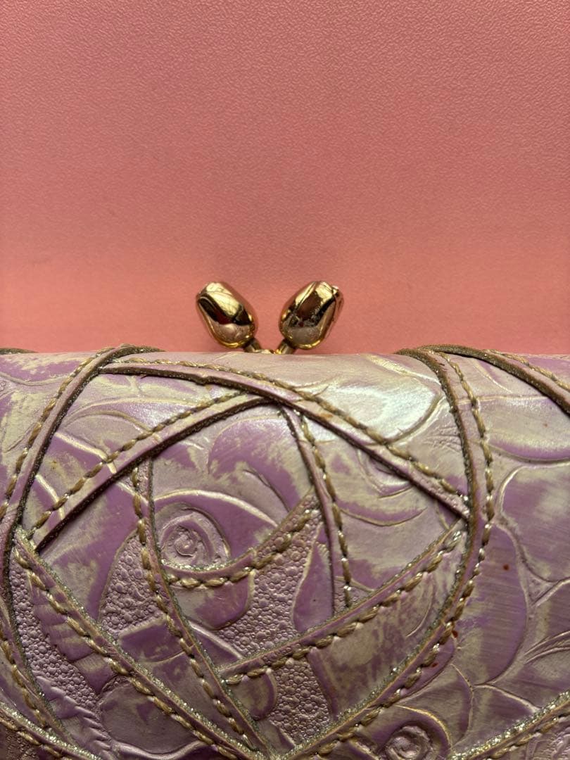 『美品』ANNA SUI 二つ折りがま口財布