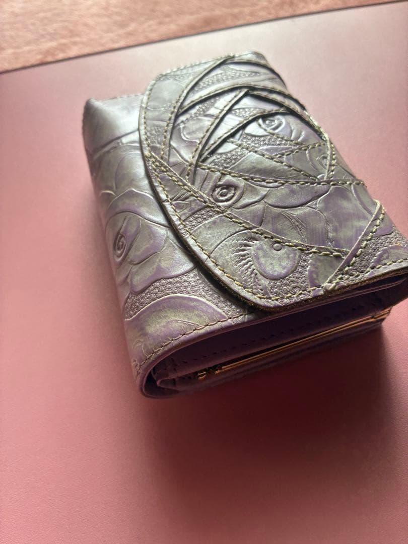 『美品』ANNA SUI 二つ折りがま口財布
