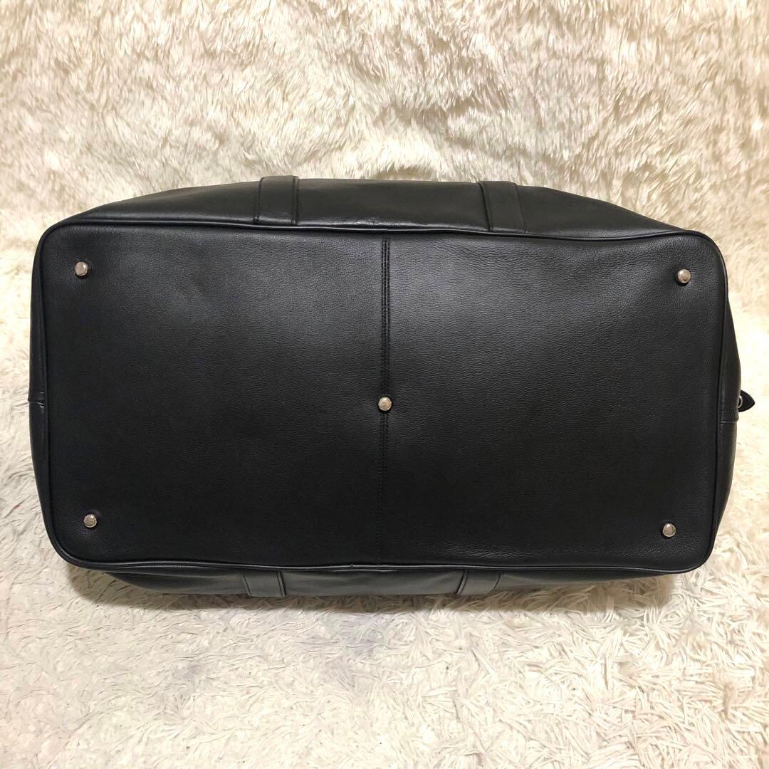 未使用級✨コーチ レザー　2way ボストンバッグ ショルダーバッグ ブラック